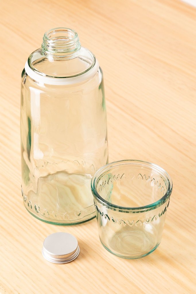 bottiglia in vetro riciclato gad con vetro