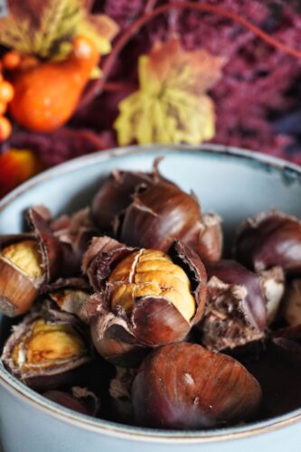 Castagne in friggitrice ad aria